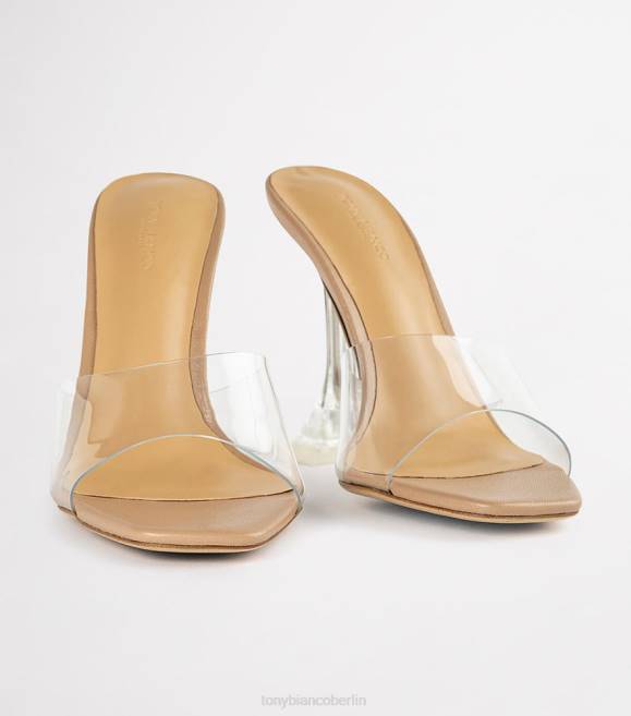 Stöckelschuhe| de Tony Bianco Frauen Serri-Absätze klares Vinylit/Hautnappa 462494